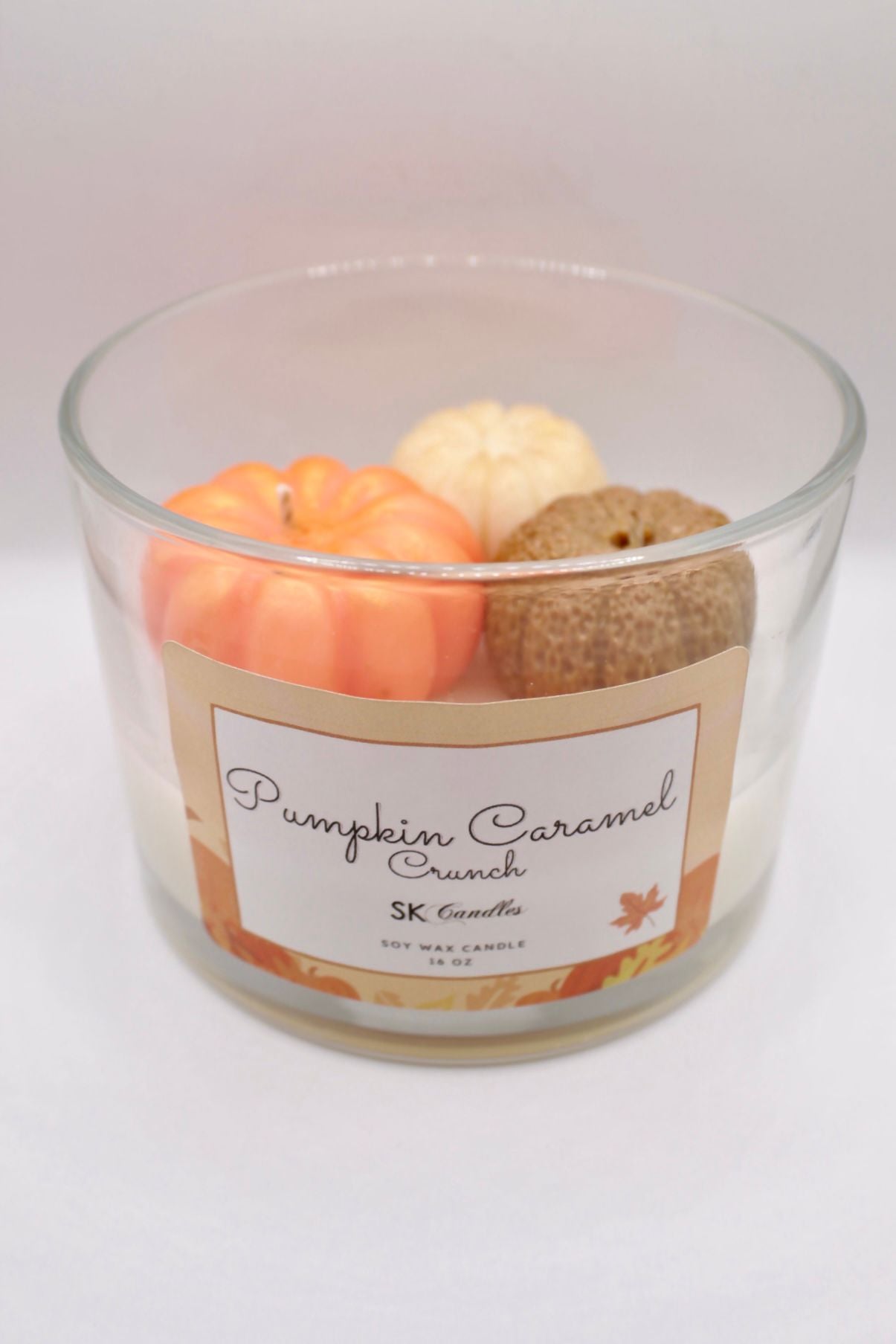 Pumpkin Fall Collection Soy Wax Candles | 100% Vegan