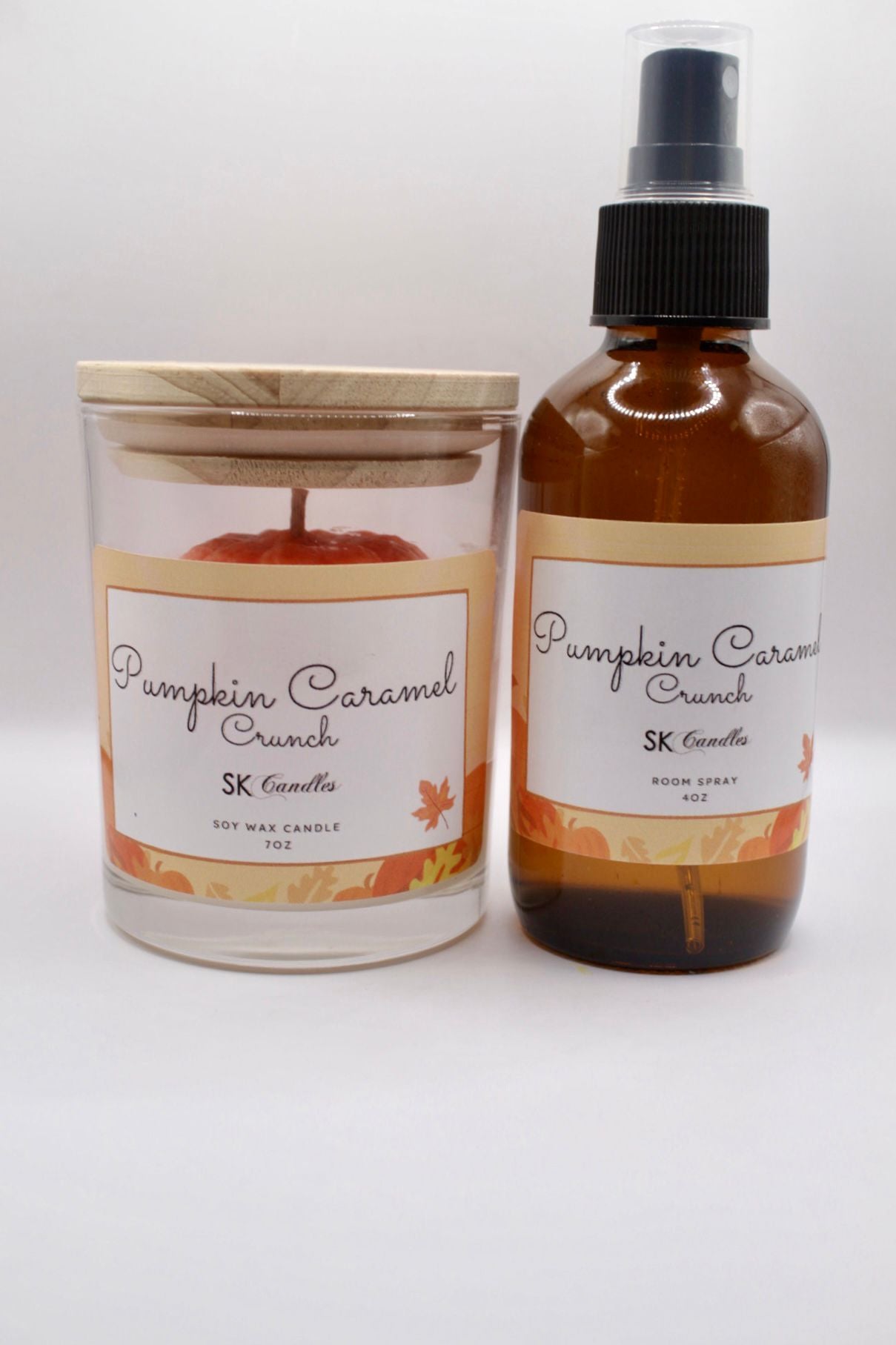 Pumpkin Fall Collection Soy Wax Candles | 100% Vegan