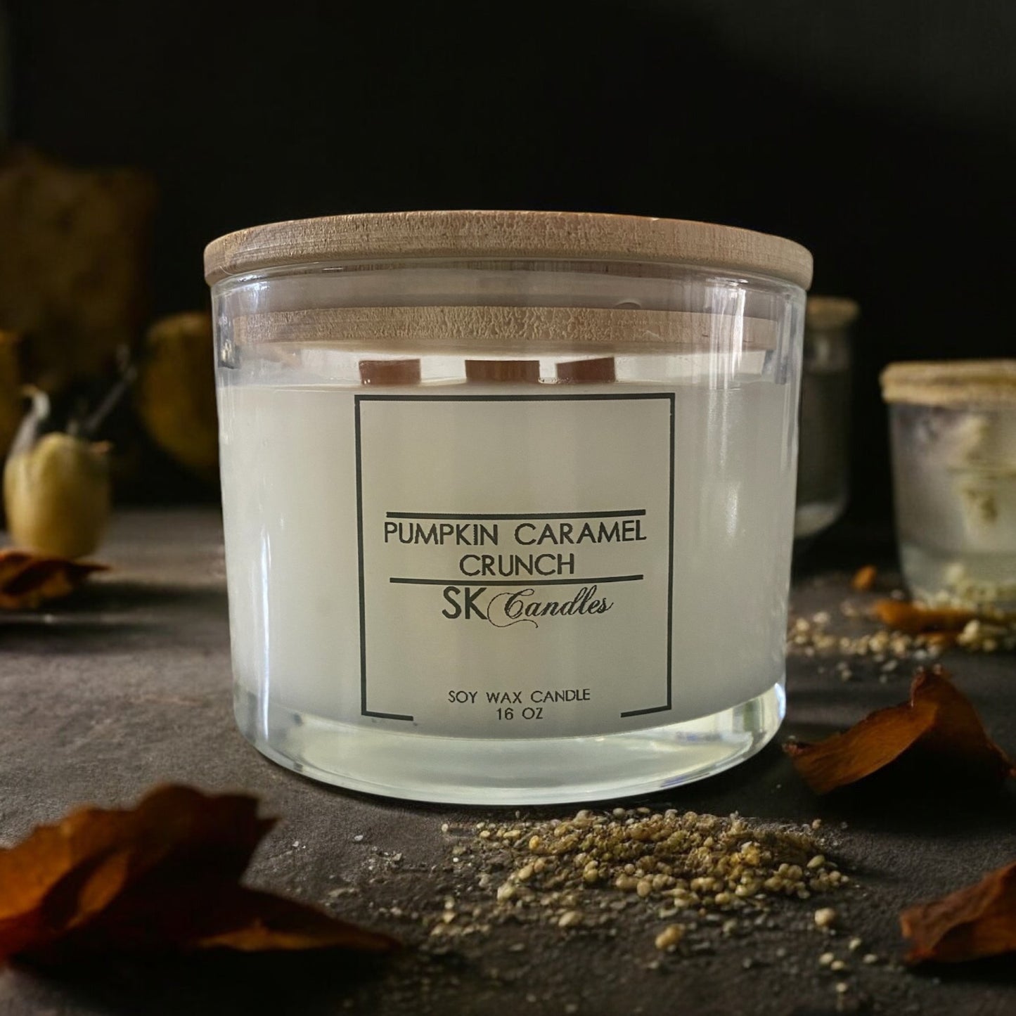 Pumpkin Fall Collection Soy Wax Candles | 100% Vegan
