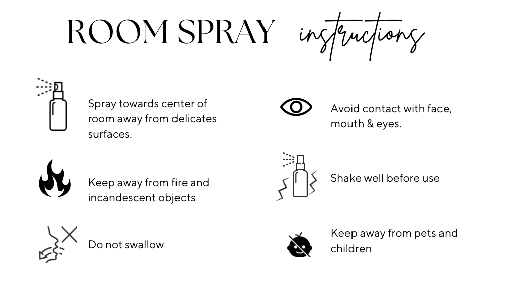 Spray para ambientes con Ingredientes Limpios