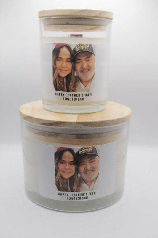 Vela con imagen personalizada