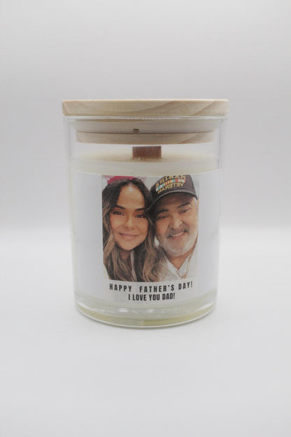 Vela con imagen personalizada